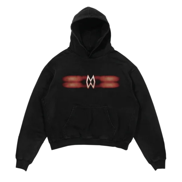 Blurry Live Photo Black Hoodie