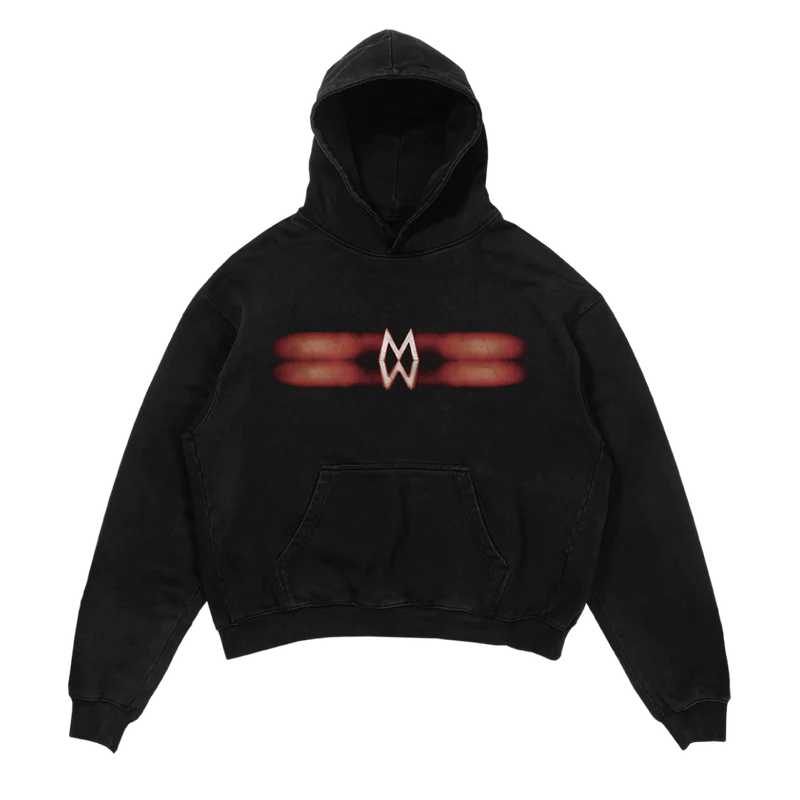 Blurry Live Photo Black Hoodie