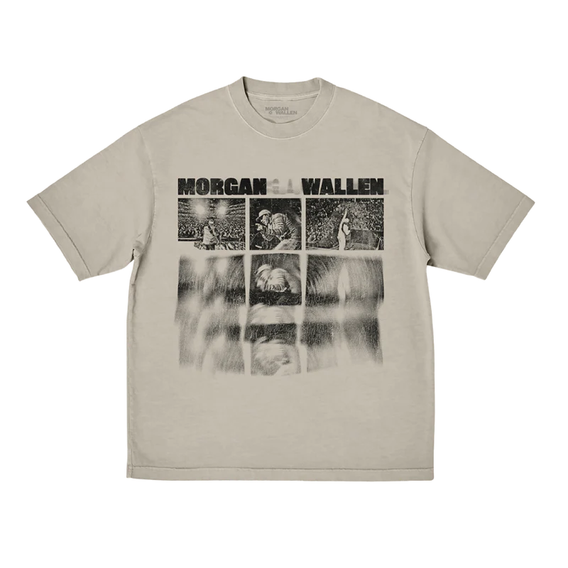 Blurry Live Photo Cream T-Shirt